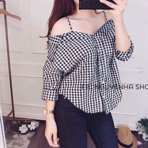 Áo kiểu trễ vai (Ao-06)