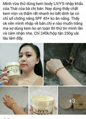 kem body Livy'S Thái (MP-15) - Ảnh 2