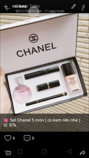 Set chanel 5 món (MP-55)
